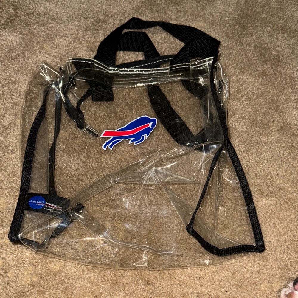 NFL Clear Stadium Bag with Buffalo Bills Logo
